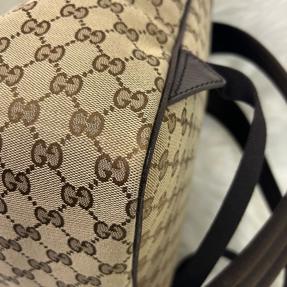 Authentic Gucci Canvas Rucksack Backpack - Picture 8 of 15